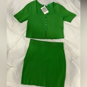 Endless Rose Two Piece Top & Skirt Set SZ XS/SM